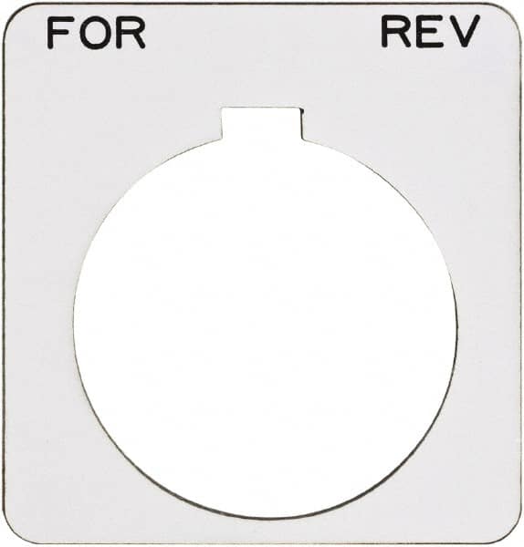 Square, Plastic Legend Plate - Forward-Reverse MPN:9001KN239WP