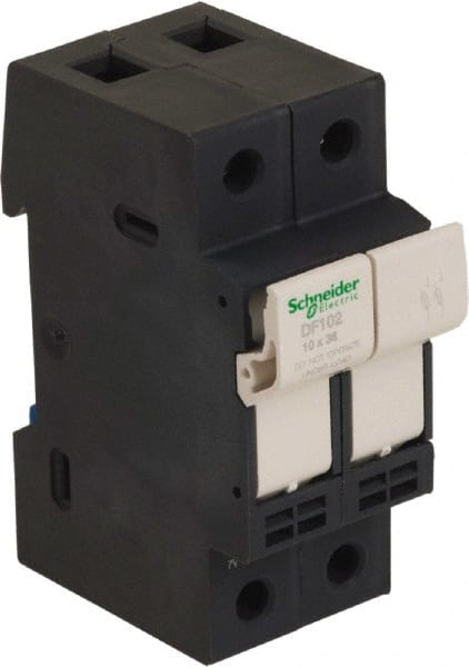 2 Pole, 600 Volt, 32 Amp, DIN Rail Mount Fuse Holder MPN:DF102