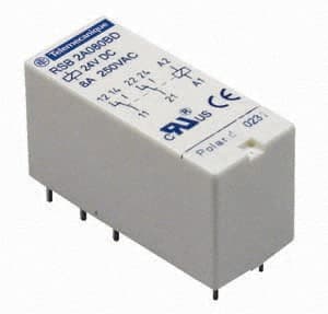 2,000 VA Power Rating, Electromechanical Plug-in General Purpose Relay MPN:RSB2A080JDS