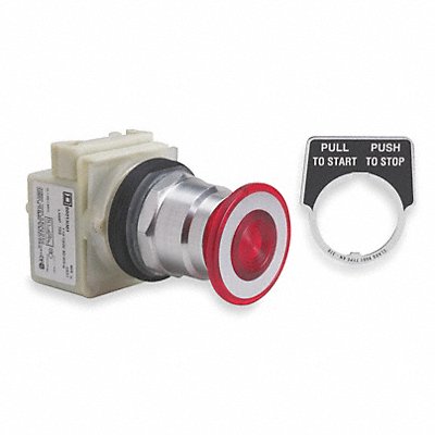 Illum Push Button Operator 30mm Red MPN:9001KR8P1R