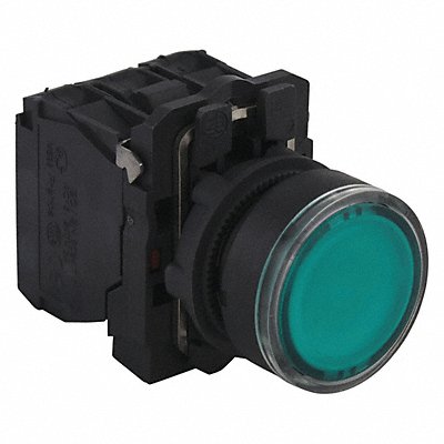 Illuminated Push Button 22mm Green MPN:XB5AW33G5