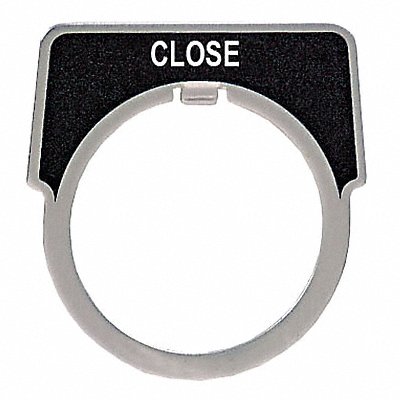 Legend Plate Close White/Black MPN:9001KN208