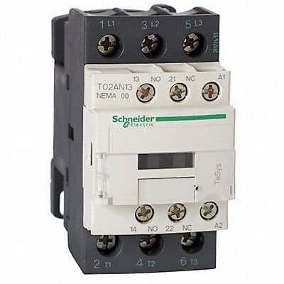 NEMA Magnetic Contactor 9A 24VDC NEMA 00 MPN:T02AN13BD