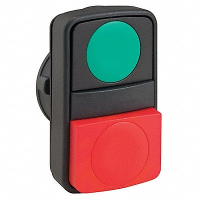 Non-Illum Push Button No Lgend Green/Red MPN:ZB5AL7340