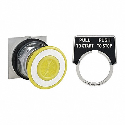 H4526 Non-Illum Push Button Operator Yellow MPN:9001KR9Y