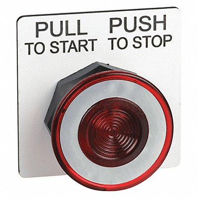 H4526 Non-Illum Push Button Operator 30mm Red MPN:9001SKR9R