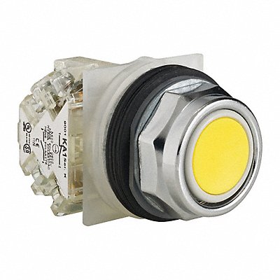 H7068 Non-Illuminated Push Button Yellow MPN:9001KR1YH13