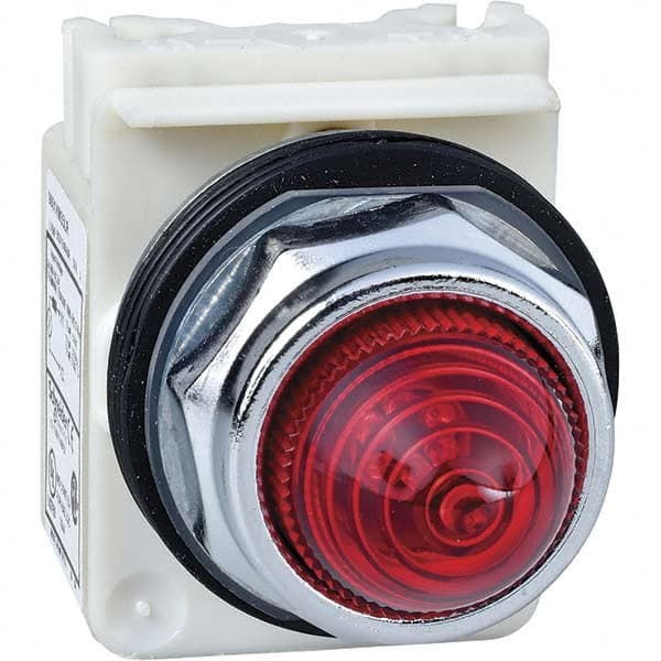 230 V Red Lens Incandescent Pilot Light MPN:9001KP7R9