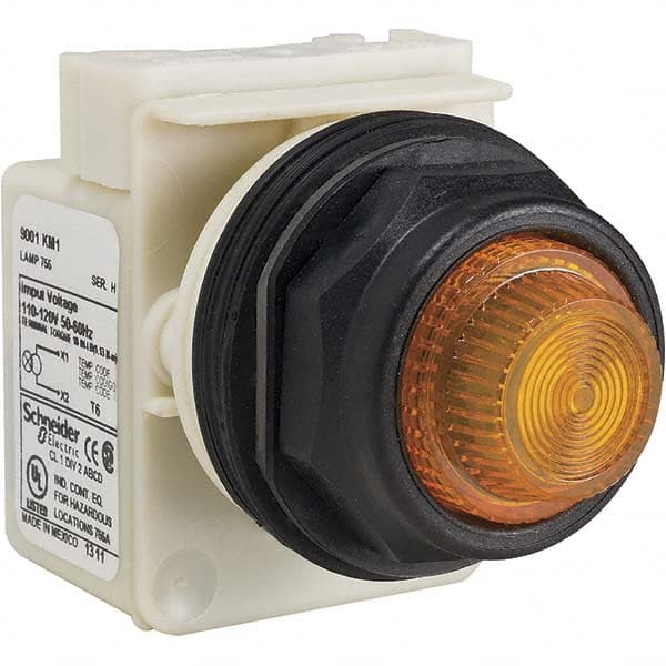 28 V Red Lens LED Pilot Light MPN:9001SKT35LYA9