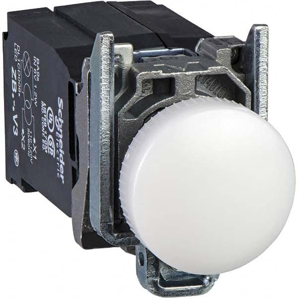 110-120 VAC at 50/60 Hz White Lens Incandescent Pilot Light MPN:XB4BV31