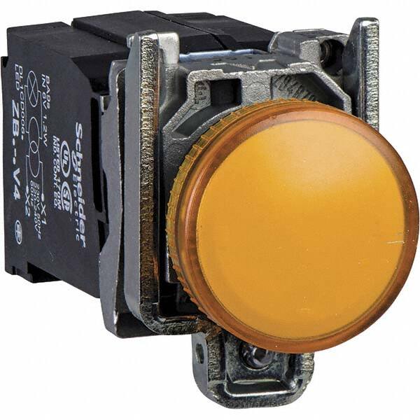 110-120 VAC at 50/60 Hz Orange Lens Incandescent Pilot Light MPN:XB4BV35