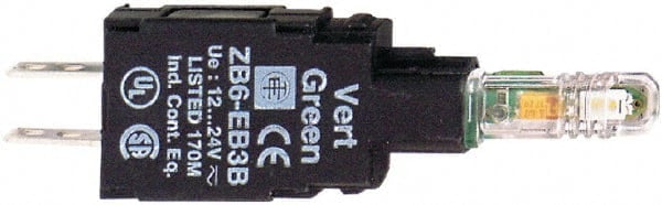 12-24 VAC Blue Lens LED Indicating Light MPN:ZB6EB6B