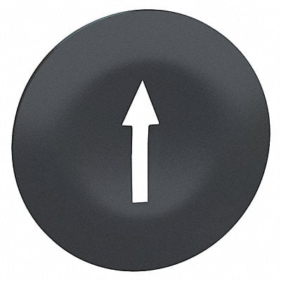 Marked Push Button Cap Black 22mm MPN:ZBA7235