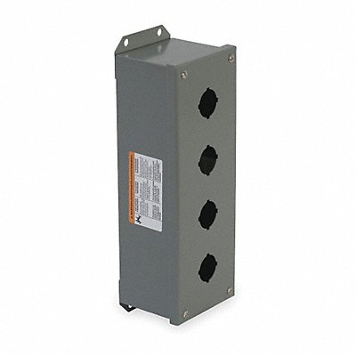 Pushbutton Enclosure 12.74 in H 4 Holes MPN:9001KYAF4