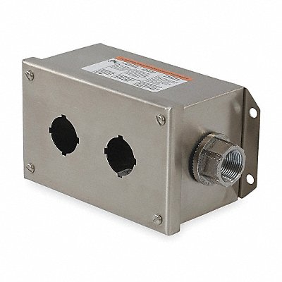 Pushbutton Enclosure 7.74 in H 2 Holes MPN:9001KYSS2
