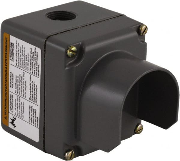 1 Hole, 30mm Hole Diameter, Aluminum Pushbutton Switch Enclosure MPN:9001KYG1