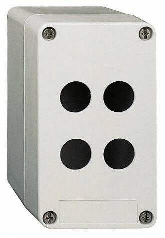 8 Hole, 22mm Hole Diameter, Glass Reinforced Polyester Pushbutton Switch Enclosure MPN:XAPA2108