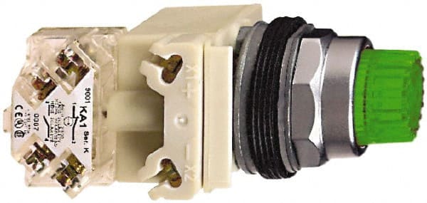 Push-Button Switch: 30 mm Mounting Hole Dia, Momentary (MO) MPN:9001K2L35LH13