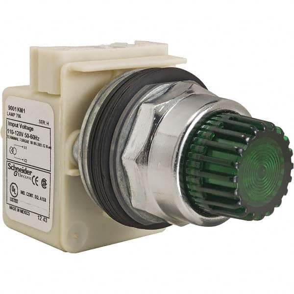 Push-Button Switch: 30 mm Mounting Hole Dia, Momentary (MO) MPN:9001K2L38LGG