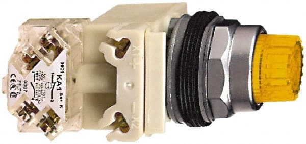 Push-Button Switch: 30 mm Mounting Hole Dia, Momentary (MO) MPN:9001K2L38LYAH13