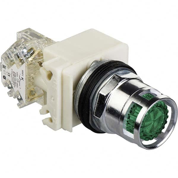 Push-Button Switch: 30 mm Mounting Hole Dia, Momentary (MO) MPN:9001K3L1G