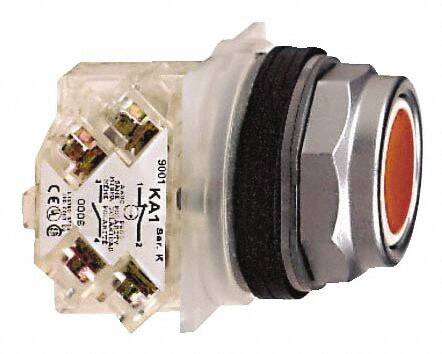 Push-Button Switch: 30 mm Mounting Hole Dia, Momentary (MO) MPN:9001KR1RH13