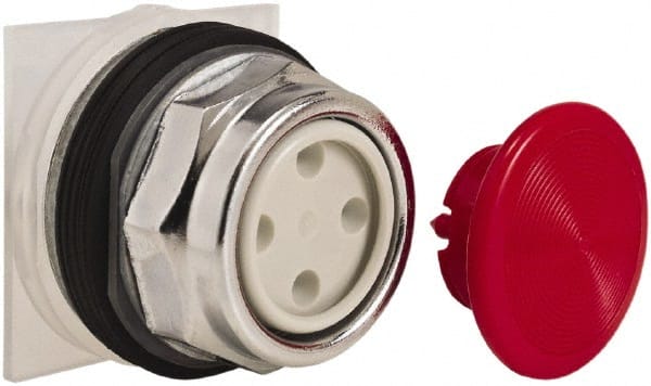 Push-Button Switch: 30 mm Mounting Hole Dia, Momentary (MO) MPN:9001KR4R