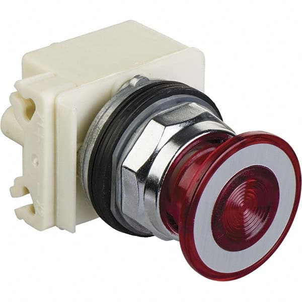 Push-Button Switch: 30 mm Mounting Hole Dia MPN:9001KR9P36LRR