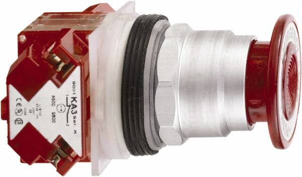 Push-Button Switch: 30 mm Mounting Hole Dia, Maintained (MA) MPN:9001KR9R21H6