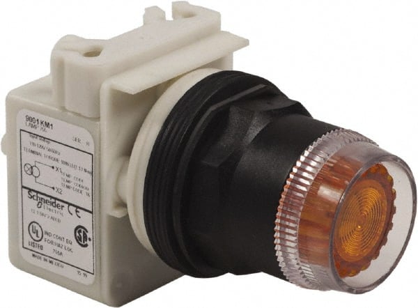 Push-Button Switch: 30 mm Mounting Hole Dia, Momentary (MO) MPN:9001SK1L1A