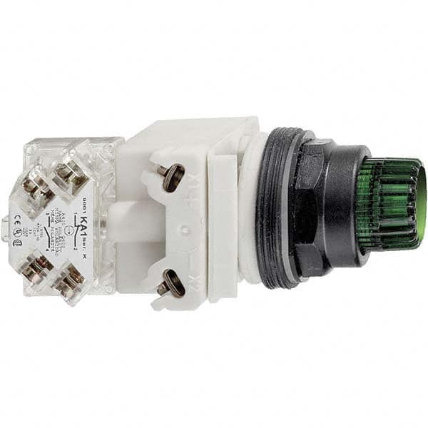 Push-Button Switch: 30 mm Mounting Hole Dia, Momentary (MO) MPN:9001SK2L38LGG