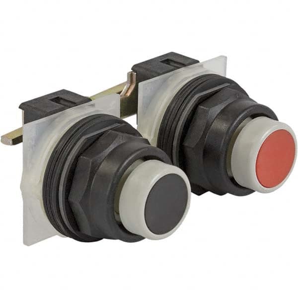 Push-Button Switch: 30 mm Mounting Hole Dia, Maintained (MA) & Momentary (MO) MPN:9001SKR12U