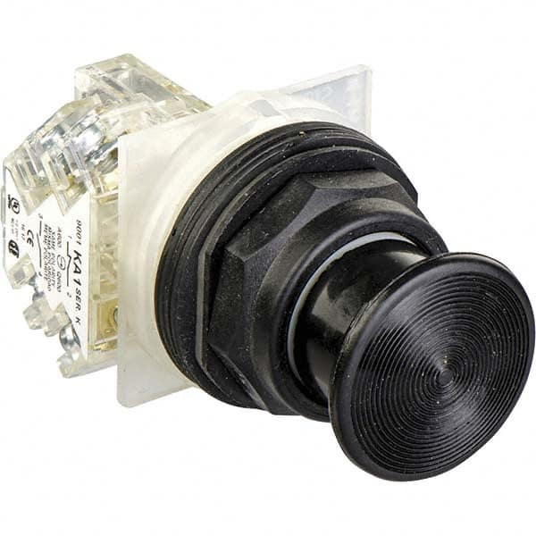 Push-Button Switch: 30 mm Mounting Hole Dia, Momentary (MO) MPN:9001SKR24BH13
