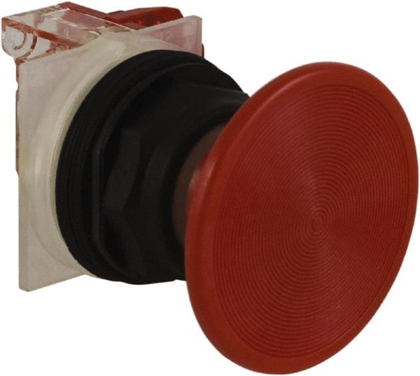 Push-Button Switch: 30 mm Mounting Hole Dia, Momentary (MO) MPN:9001SKR25RH6