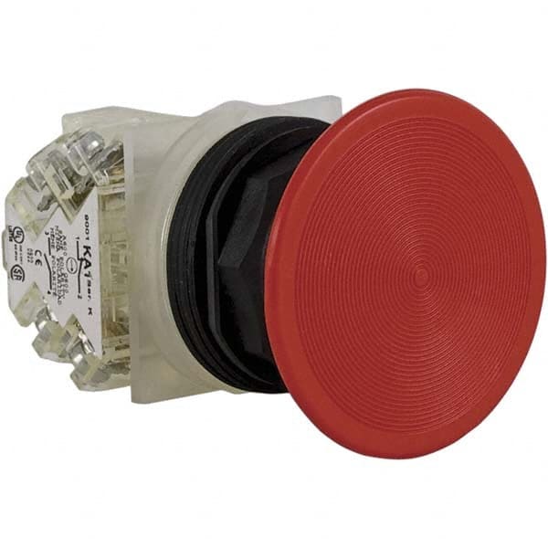 Push-Button Switch: 30 mm Mounting Hole Dia, Momentary (MO) MPN:9001SKR4RH5