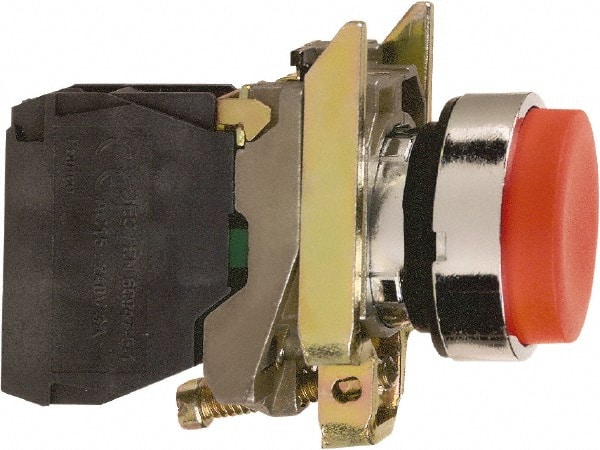 Push-Button Switch: 22 mm Mounting Hole Dia, Momentary (MO) MPN:XB4BL42