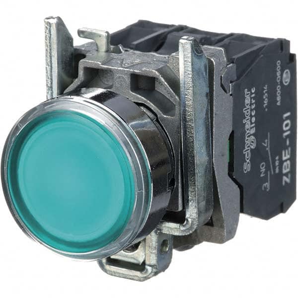 Push-Button Switch: 22 mm Mounting Hole Dia, Momentary (MO) MPN:XB4BW3365