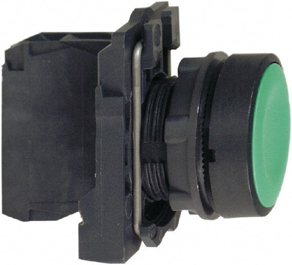 Push-Button Switch: 22 mm Mounting Hole Dia, Momentary (MO) MPN:XB5AA31