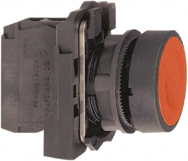 Push-Button Switch: 22 mm Mounting Hole Dia, Momentary (MO) MPN:XB5AA42