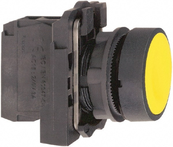 Push-Button Switch: 22 mm Mounting Hole Dia, Momentary (MO) MPN:XB5AA51