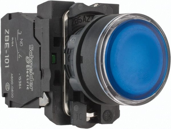 Push-Button Switch: 22 mm Mounting Hole Dia, Momentary (MO) MPN:XB5AW36B5