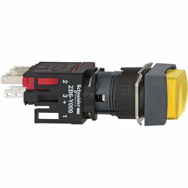 Push-Button Switch: 16 mm Mounting Hole Dia, Momentary (MO) MPN:XB6CE5B5B