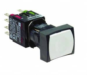 Push-Button Switch: 16 mm Mounting Hole Dia, Momentary (MO) MPN:XB6DA15B