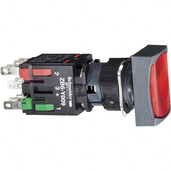 Push-Button Switch: 16 mm Mounting Hole Dia, Maintained (MA) MPN:XB6DF4B2B