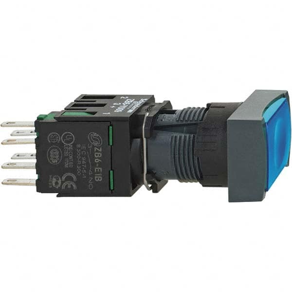 Push-Button Switch: 16 mm Mounting Hole Dia, Maintained (MA) MPN:XB6DF6B1B