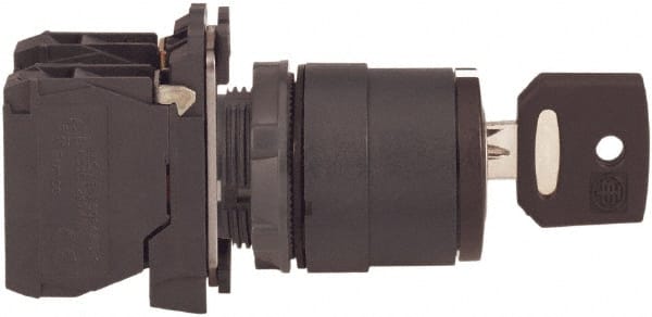 Selector Switch with Contact Blocks: 3 Positions, Maintained (MA), Key MPN:XB5AG03