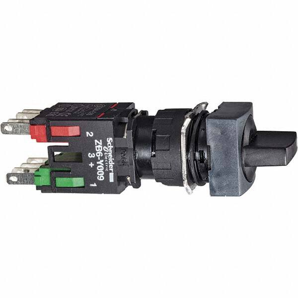 Selector Switch: Maintained (MA), Black MPN:XB6CD225B