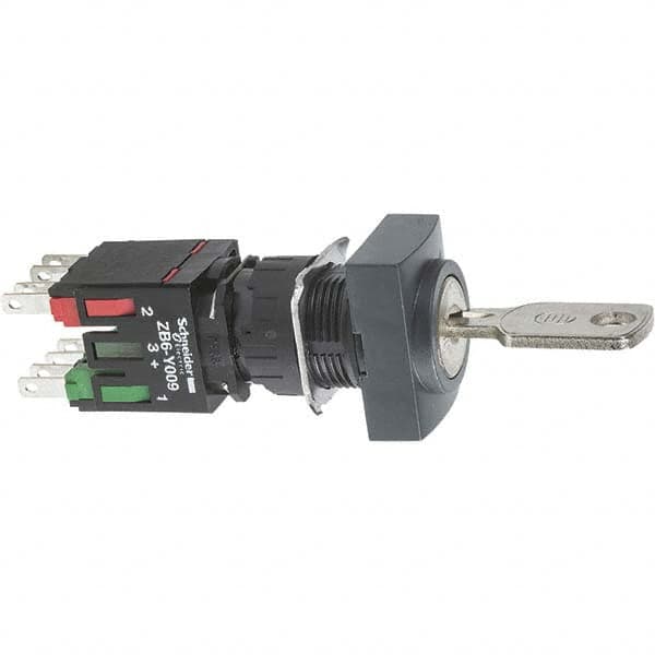 Selector Switch: Maintained (MA), Black Key MPN:XB6DGC5B