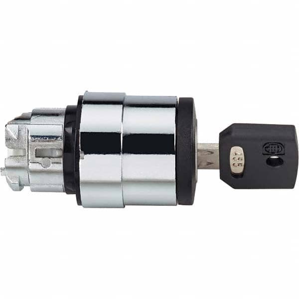 Selector Switch Only: 2 Positions, Maintained (MA), Black Key MPN:ZB4BG2K2132E