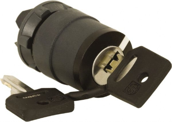 Selector Switch Only: 2 Positions, Maintained (MA), Black Key MPN:ZB5AG410